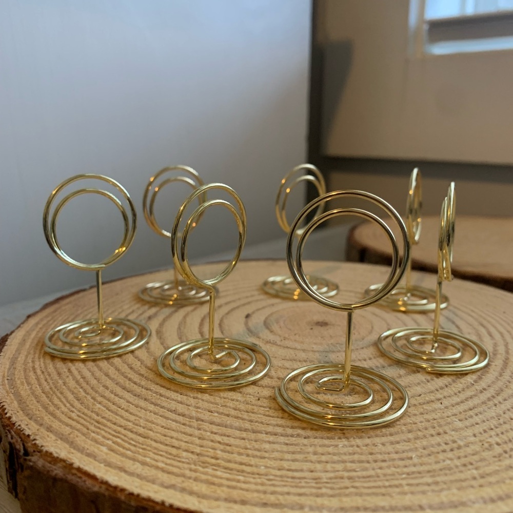 Gold Table Place Cards - Picture 3 of 7